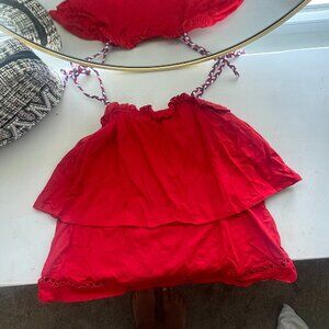 Cute Red Patriotic Tanktop (Price Negotiable)